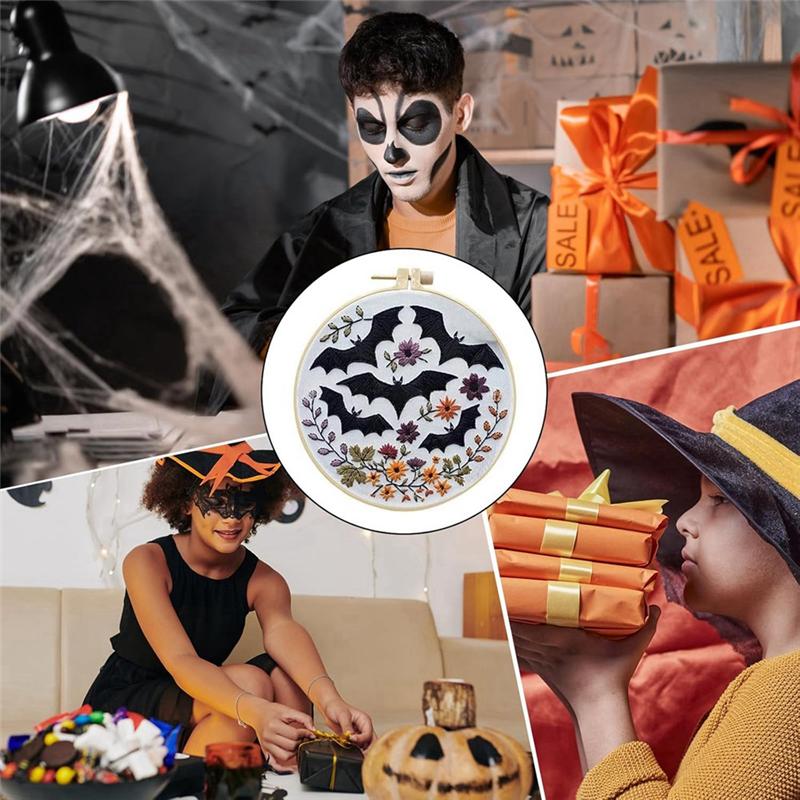 Good-Non-Finished Halloween Series, Cross-Stitch Bag, Embroidery Bag For Beginners, DIY Decoration Home Room