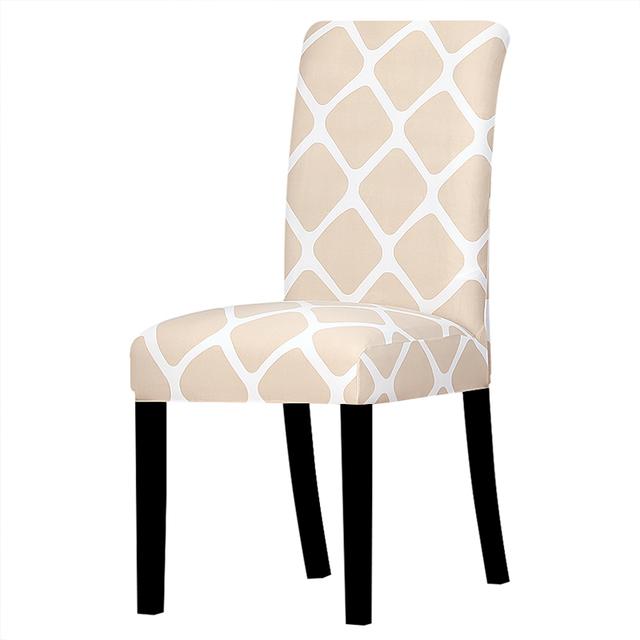 Housse de chaise extensible imprimée, grande housse de siège élastique, pour chaise de bureau, Restaurant, Banquet, hôtel, décoration de la maison