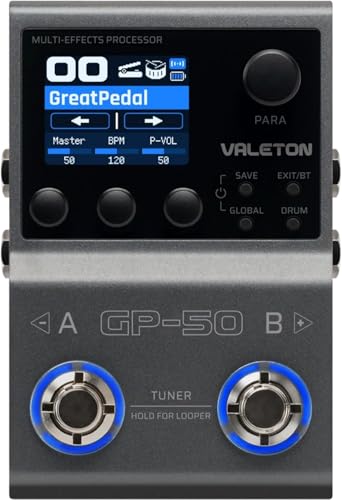 Valeton GP-50 Multi-Effects Processor/SnapTone & IR Loader