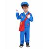 Postal Worker Cosplay Costume For Kids With Soft Polyester Fabric For Halloween And Themed Parties