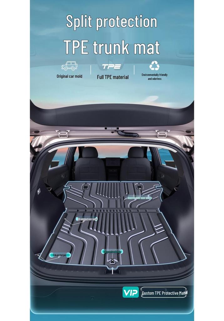 2026 Changan Qiyuan Q05 TPE Trunk Mat - Car Interior Accessory