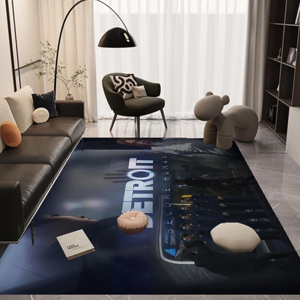 Hit Game D-Detroit Becomes Human Bathroom Mat Anti-slip Absorb Water Long Strip Cushion Bedroon Mat Welcome Doormat