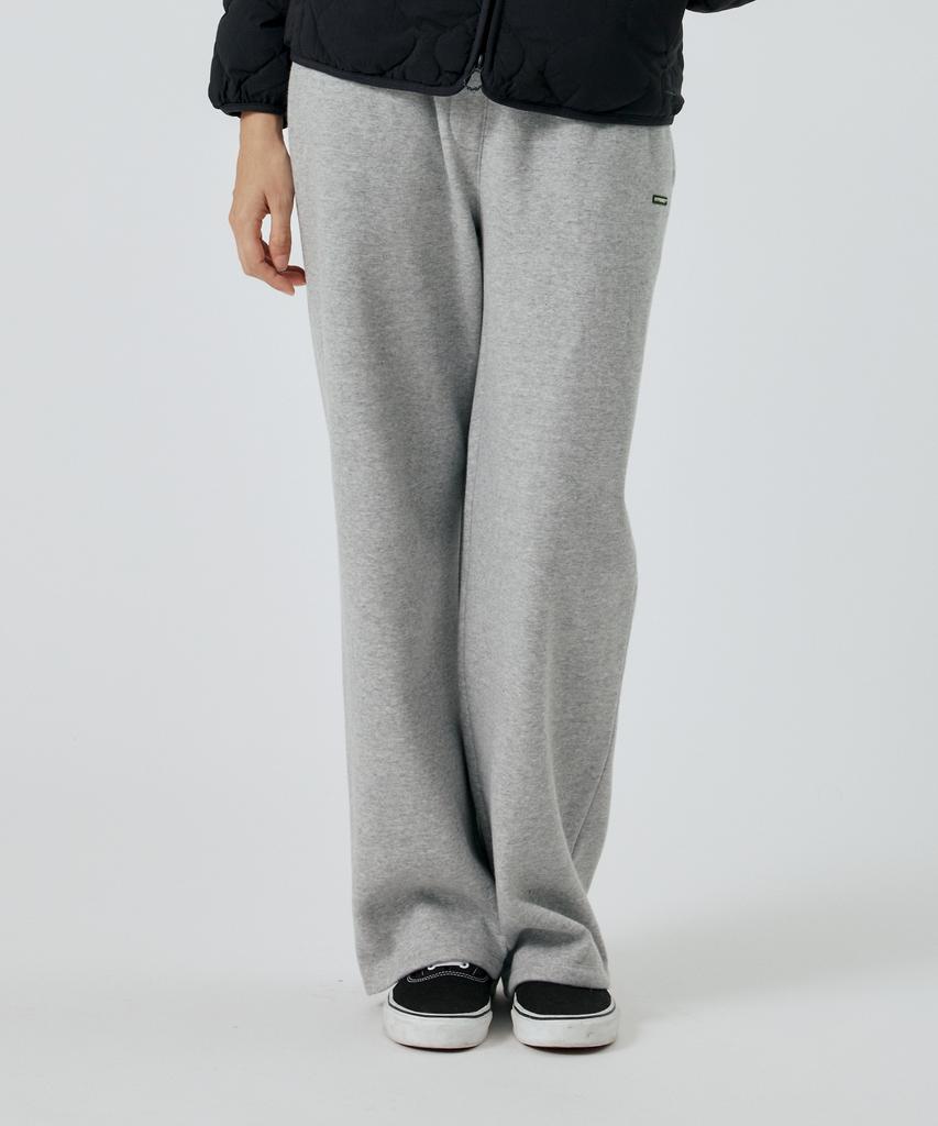 HYPERREET Double Fleece Wide Pants [Melan Grey]_Hf4Tp068