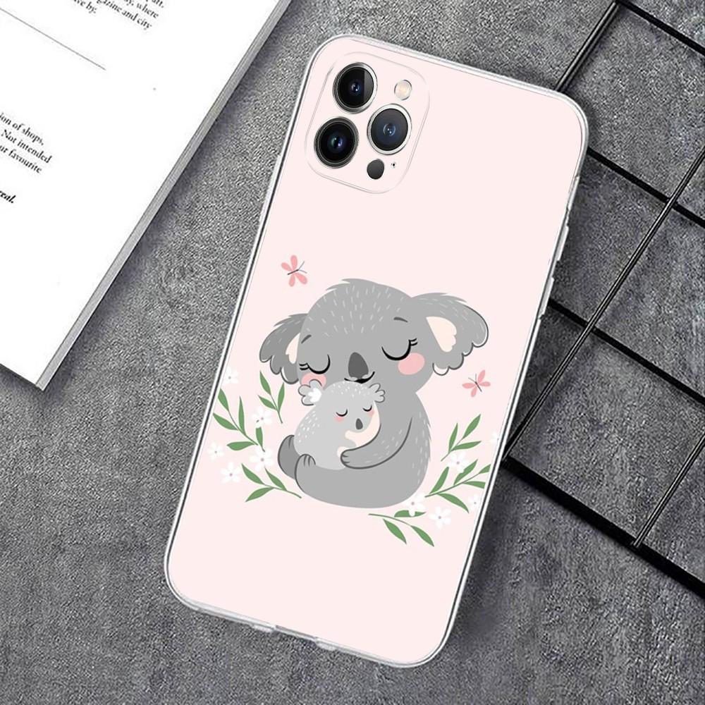 Koala Bear Cute Phone Case For IPhone 14 11 12 13 Mini Pro XS Max Cover 6 7 8 Plus X XR SE 2020 Funda Shell