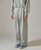 BASIC HOUSE Women'S Double-Sided Two-Pleated Wide Sweatpants Melange Grey Lzpt0211