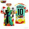 2026 Summer Dragon Ball Retro Fitness T-shirt Men's Oversized 3D Printed Short-sleeved Family Unisex Children's