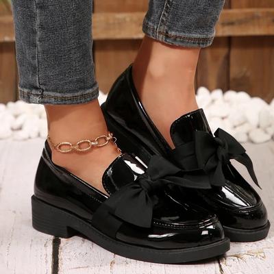 Brand Women's Shoes Slip On Women's High Heels Fashion Butterfly-knot Office and Career  Plus Size Heels Women