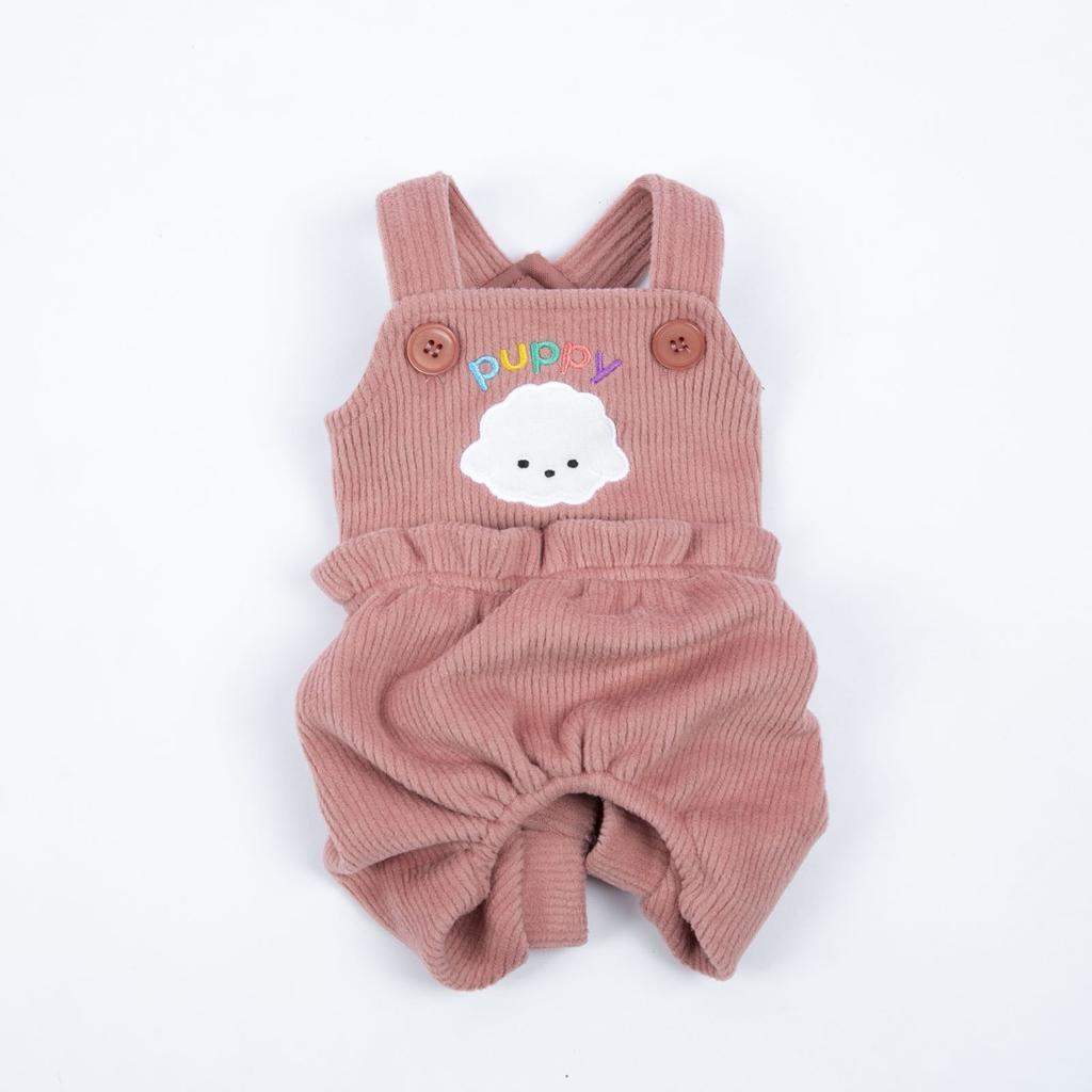 Pet Dog Clothes Cute Bear Overalls Thickened Autumn and Winter Four-legged Clothes Puppy Teddy Costume Dog Costumes