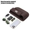 Car Seat Crevice Storage Box for Jeep Renegade Wrangler JK Grand Cherokee Compass Patriot Leather Gap Filler Organizer Car Parts