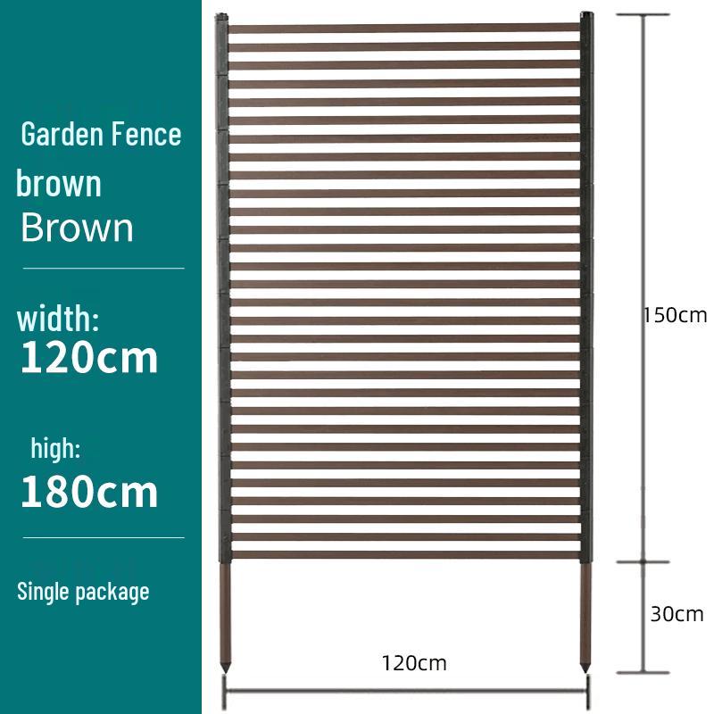 Outdoor Garden Courtyard Picket Fence & Climbing Frame