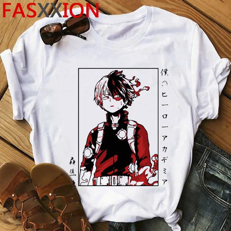Bakugou My Hero Academia Anime Boku No Hero Academia Summer Top T-shirt Unisex White T Shirt Kawaii 2021 Streetwear Clothes