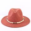Popular European and American High-end Wool Top Hat, Men's and Women's Fashion Versatile Elegant Top Hat Jazz Hat