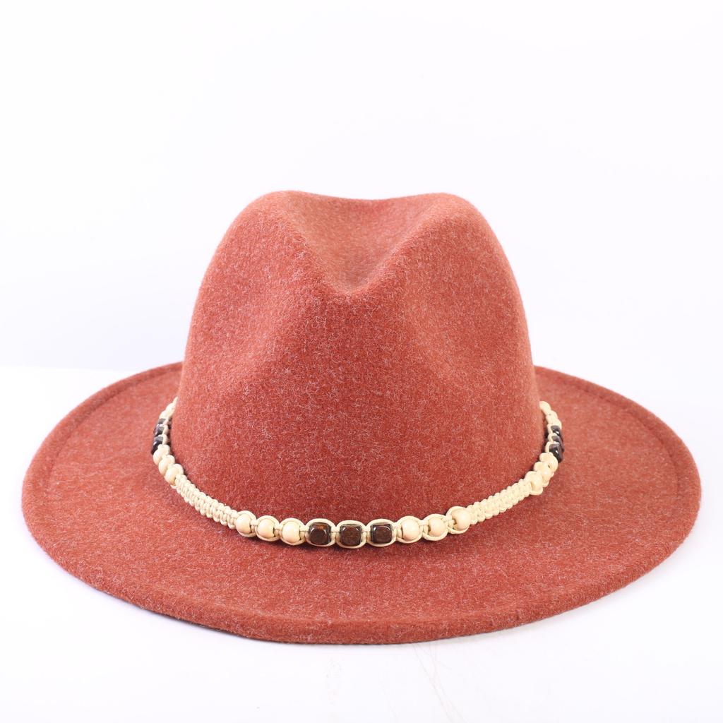 Popular European and American High-end Wool Top Hat, Men's and Women's Fashion Versatile Elegant Top Hat Jazz Hat