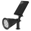 7LED Solar Light Intelligent Outdoor Garden Spotlight Lawn Lamp Landscape Lighting BlackColorful