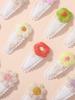RAINBOW BOWS 10Pcs Cute Hair Clip Mini Flower Hairpins for Toddler Children Girl Lovely BB Clips Headwear Accessories Gifts