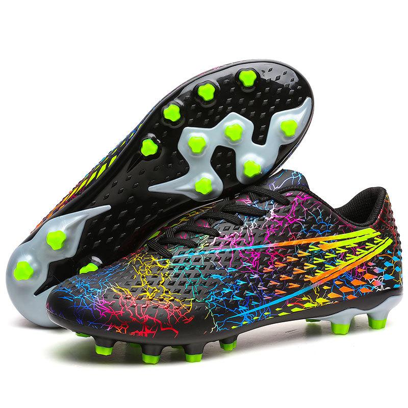 New Youth Adult Football Shoes, Men's Spikes Outdoor Sports Competition Student Training Shoes Men's