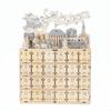 Wooden Advents Calendar 24 Compartment Design For Festives Home