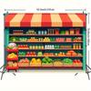 2D Flat Design 1pc Scene Backdrop For Photo Booth Birthday Wedding Party Decor Pattern Indoor Outdoor Backdrop