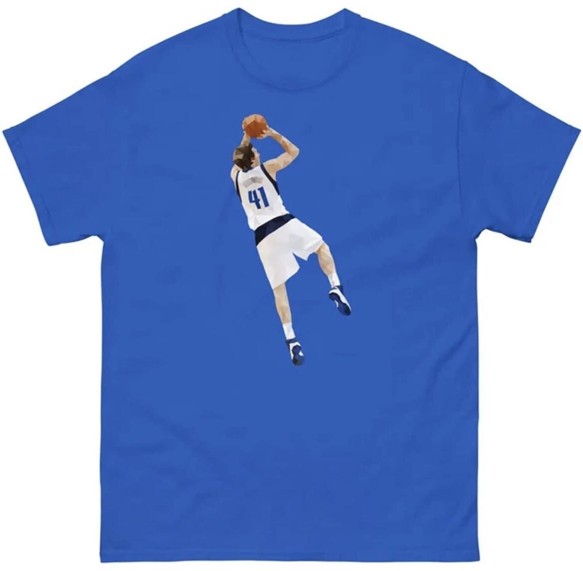 Dirk Nowitzki Fadeaway Low Poly T-shirt M