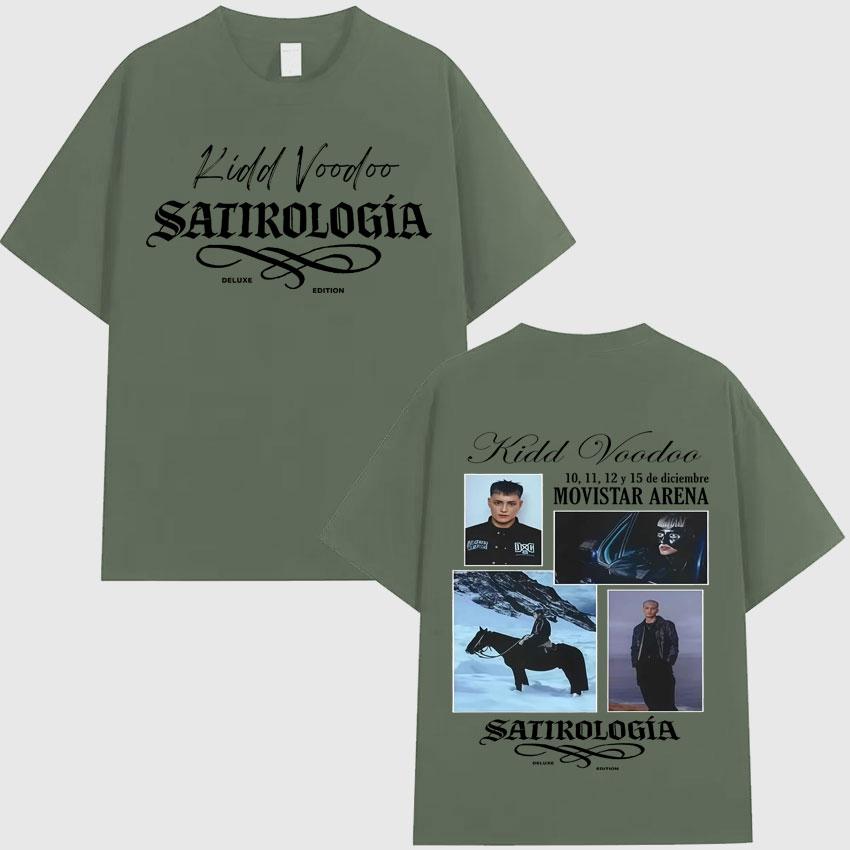 

Kidd Voodoo Satiro Tour 2025 Fashion Oversized Tee Shirts Summer Mens Women Clothing Harajuku Crewneck Cotton Tshirt Teenagers 3XL