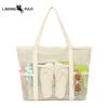 Large Mesh Beach Bag, Large Capacity, Multi-pocket Swimming Bag, Multi-functional Portable Handbag for Showering and Storage
