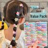 Conjunto de 10 Elásticos de Cabelo Sem Danos para Meninas e Bebês