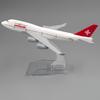 1/400 Scale Aircraft Boeing 747 Swiss Air 16cm Alloy Airplane B747 Children Kids Gift for Home Decoration