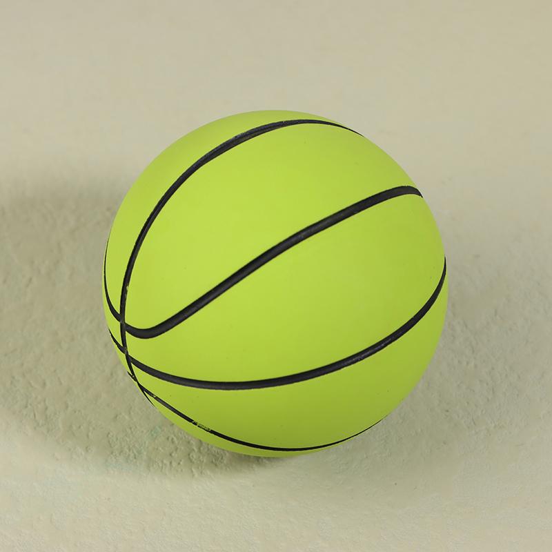 6Cm High Elastic Mini Rubber Basketball Decompression Hollow Elastic Ball Children'S Toy Outdoor Sports Beach Mini Basketball