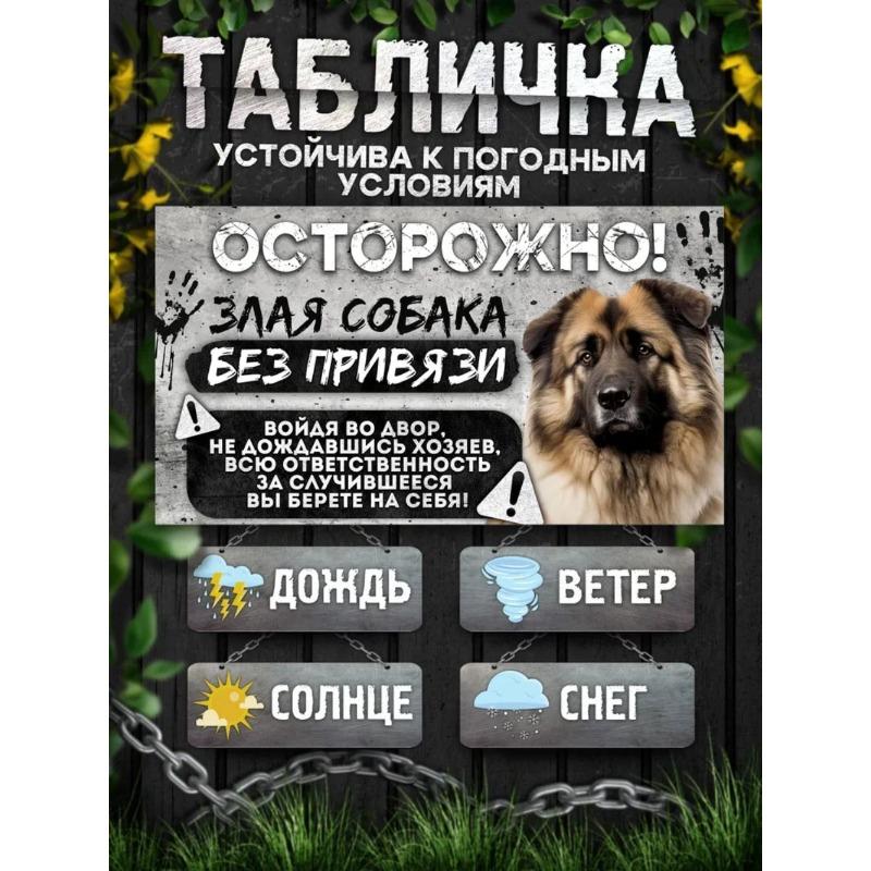

DANGER DOG Metal Warning Sign for Yard Fence 20x30cm