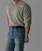 Baulopeulodeogteu Wool Fluid Knit Tee [Light Gray]
