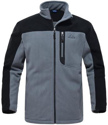 Fleece Golf Outdoor Soft Bergsteigen Full Zip Hoch Winter Grau [Gopune] Jacke, Herrenbekleidung, Jacke, Shell, Kleidung, Mantel, Warm, Leicht,