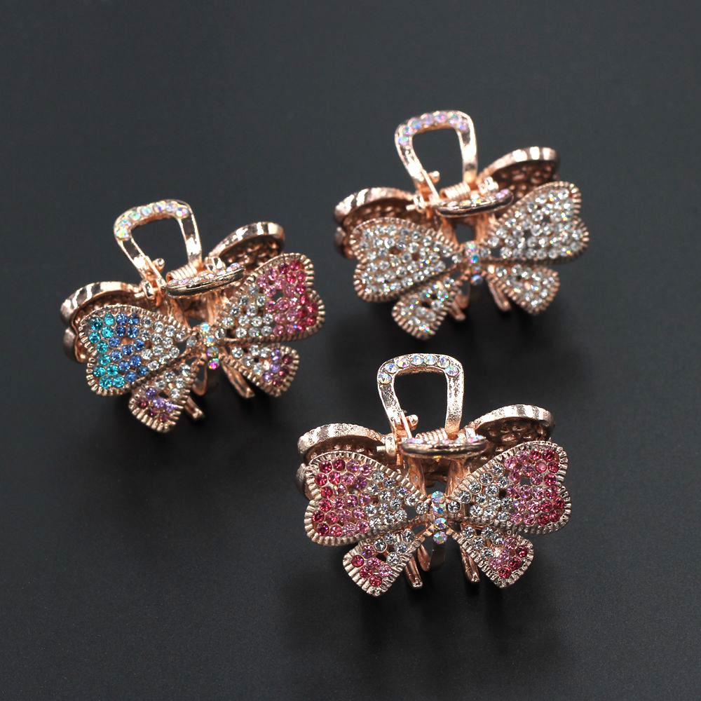 

Medium Rhinestone Butterfly Claw Clip Hair Accessory разноцветный