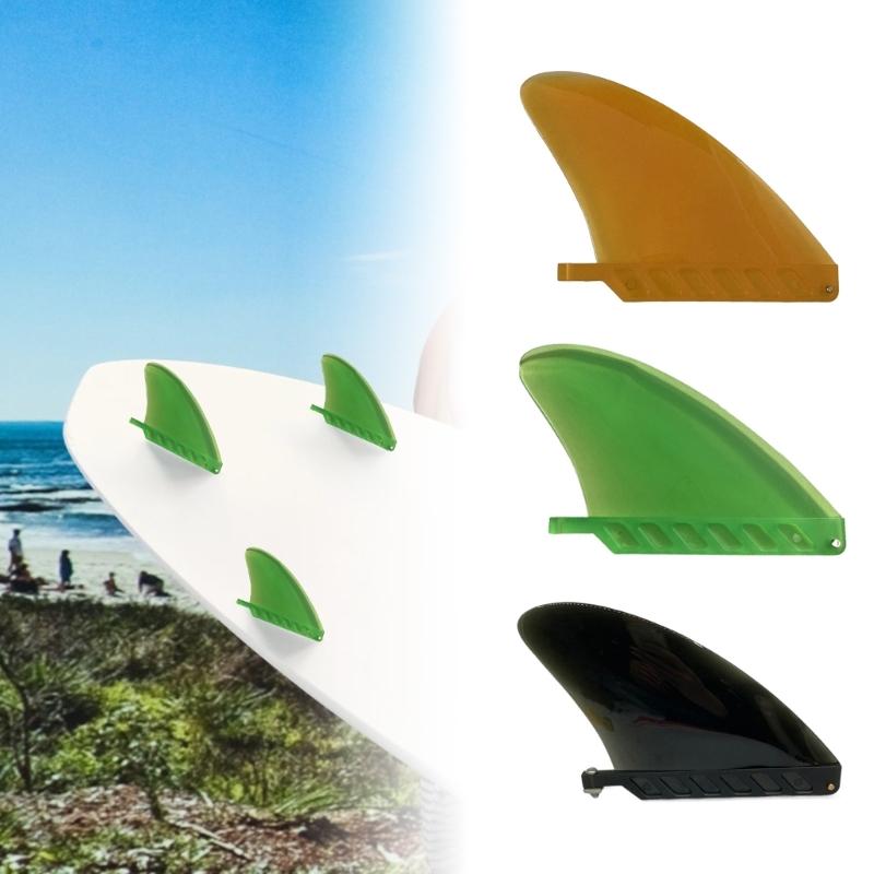 Soft Flexible Center Fin with Screw Replacement Quick Release Stand up Paddleboard Fin Surfing Fins Surfs Accessories