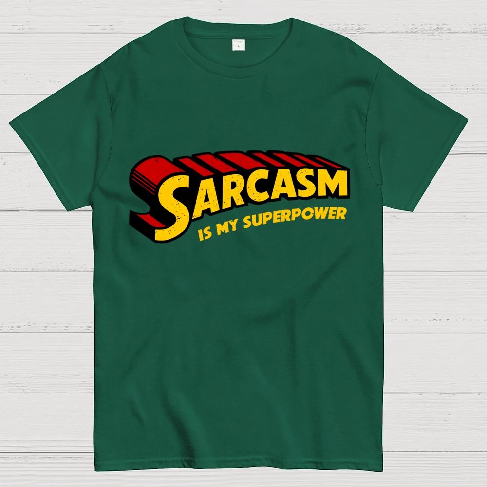 Sarcasm Cotton Summer Casual Cool Loose T-Shirt