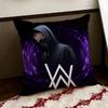 DJ AAlan Walker Cushion Cover Reversible Soft Durable Pillow Cover Home  Car MultiScene Use for Daily Comfort