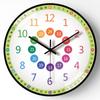 8-inch 20cm Home Wall-mounted Wall Clock Living Room Modern Simple Children's Early Education Clock Creative Quartz Clock
