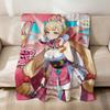 Ukinami Yuzuha Alice cp carino Zenless Zone Zero morbida calda coperta di peluche divano soggiorno animale domestico hogar camera da letto regalo casa Auto portatile