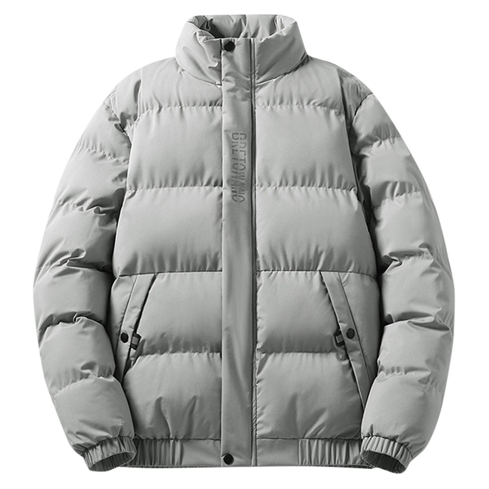 

Хлопковое пальто Зимняя модная хлопковая куртка с воротником-стойкой Повседневная теплая пуховая хлопковая куртка XXXXXL