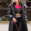 Li Ning Sports Lifestyle Series Solid Color Loose Long Down Jacket Women Outerwear Black AYMT370-3