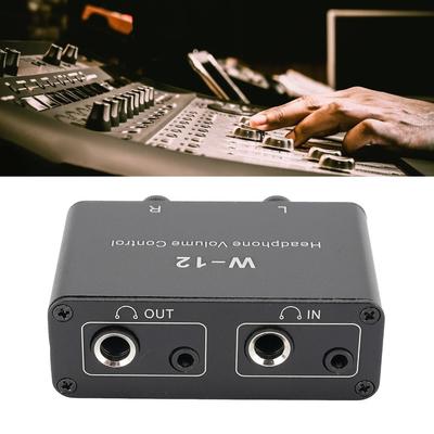 3.5mm 6.35mm Stereo Volume Controller Headphones Volume Attenuator  for Audio Systems