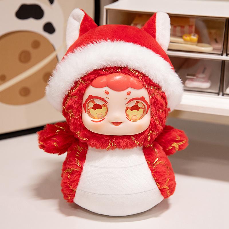 Non-Toxic Child-Safe Durable High-Quality Lion Snake Vinyl Plush Doll Cute Snake Doll Three Colors Best Gift Idea