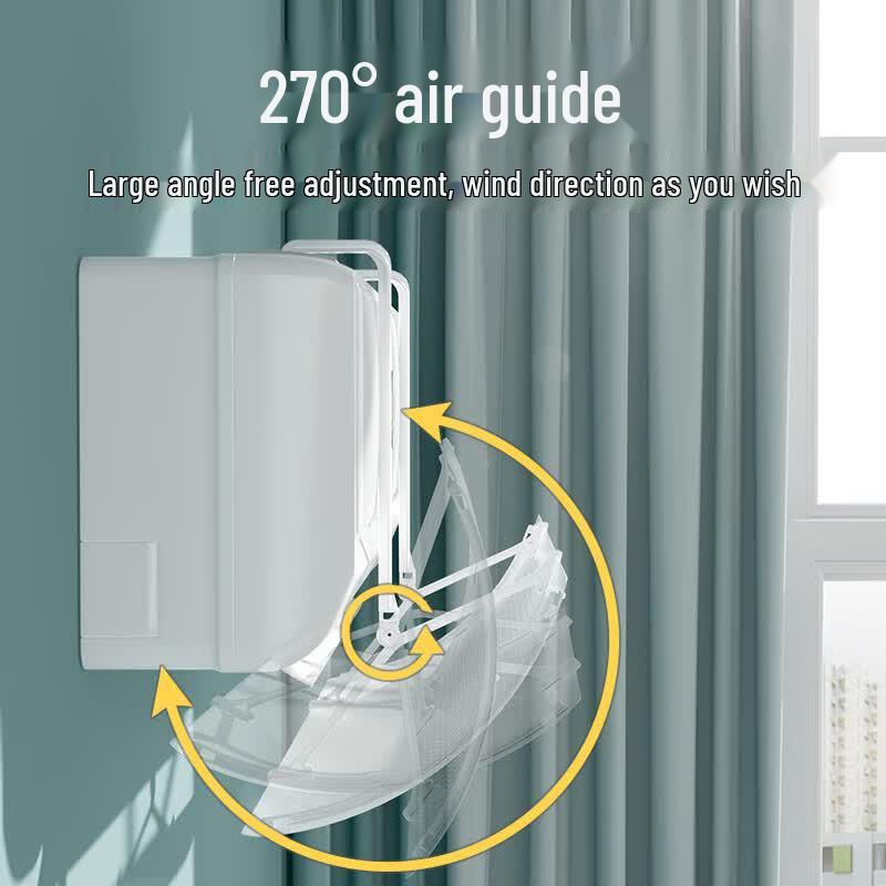 XIAO HUANG HOU No-Drill Anti-Direct Blow AC Wind Deflector