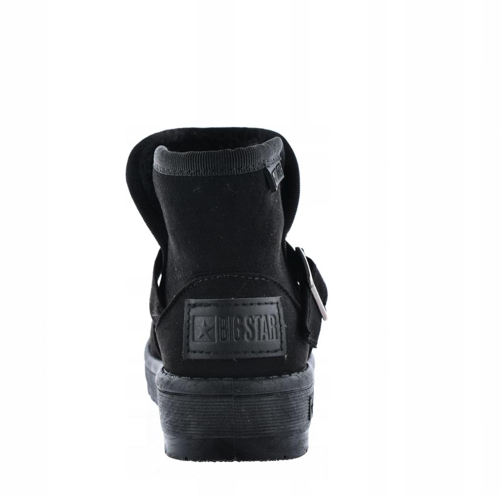 Big Star KK374243 Children's Snow Boots, Insulated, Black, Comfortable for Winter