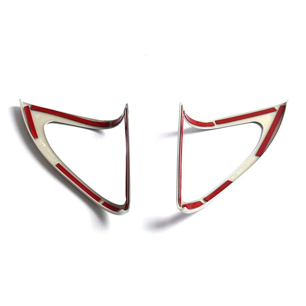 For Mercedes Benz A GLA Class W176 X156 Interior Door Audio Speaker Decoration Frame Trim Cover Ring Matte Silver Color