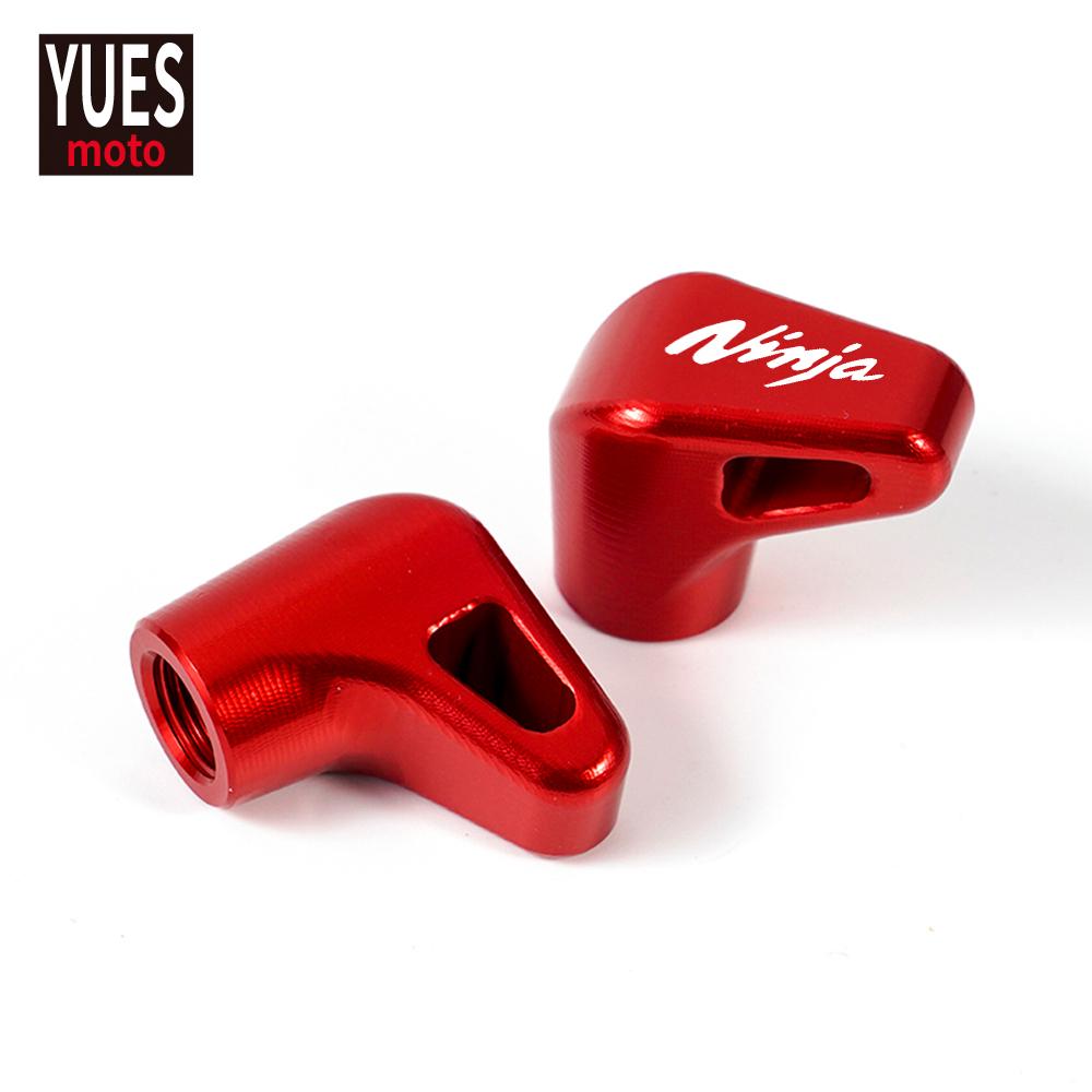 Motorcycle Accessories Tire Valve Air Port Stem Cover Cap Plug Aluminum for Kawasaki Ninja 250 300 400 650 ALL Year