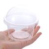 50pcs Transparent Disposable Plastic Drink Cups 250/300 ML Yogurt Container Ice Cream Cup  Wedding