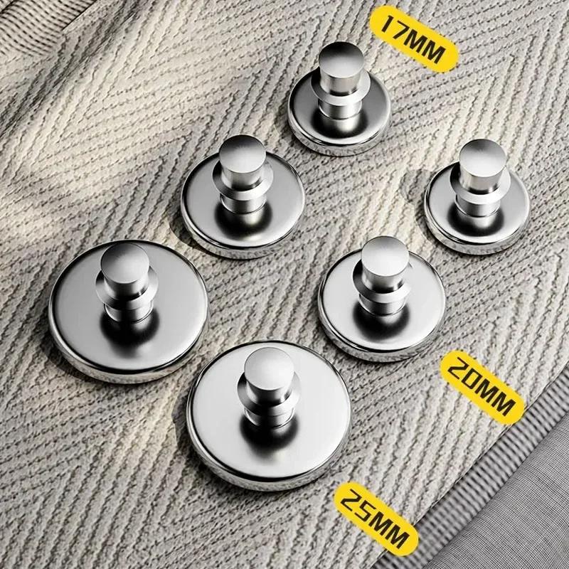 Wholesale Curtain Magnetic Button Nail Free Detachable Window Curtain Close Magnet Buckle Adjustment Curtain Clip Accessories