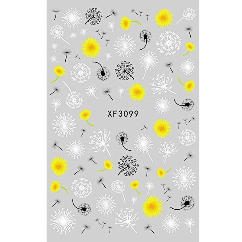 

3D наклейки для дизайна ногтей, 1лист