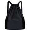 Unisex Nylon Drawstring Travel Backpack with Mesh Diamond Pattern (2-Pack)