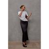 Solid Color Fish Tail Wrapped Hip Skirt Pure Color Fishtail Sheath Skirt